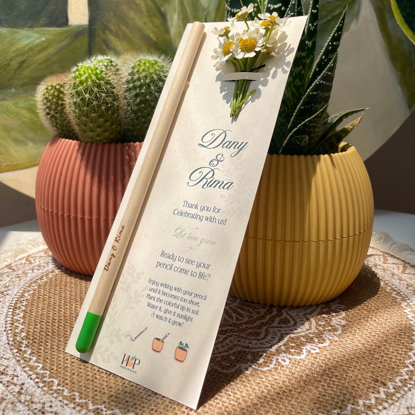 Plantable Pencil Souvenir